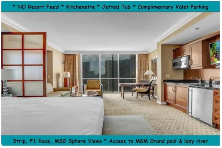 Signature Mgm Suite With Strip And Sphere View Las Vegas Dış mekan fotoğraf