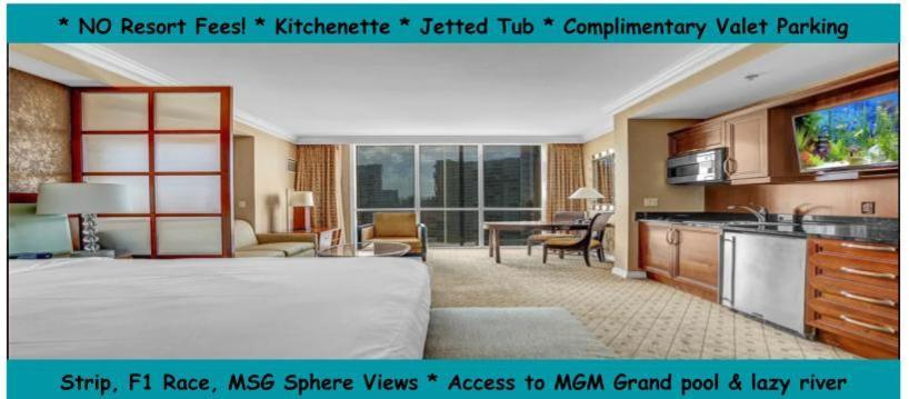 Signature Mgm Suite With Strip And Sphere View Las Vegas Dış mekan fotoğraf